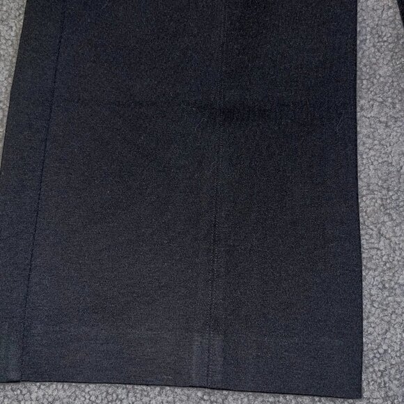 RALPH LAUREN CHAPS Knit Pull On Wide Leg Cropped Dress Pants - Black - EUC - S - Picture 4 of 8